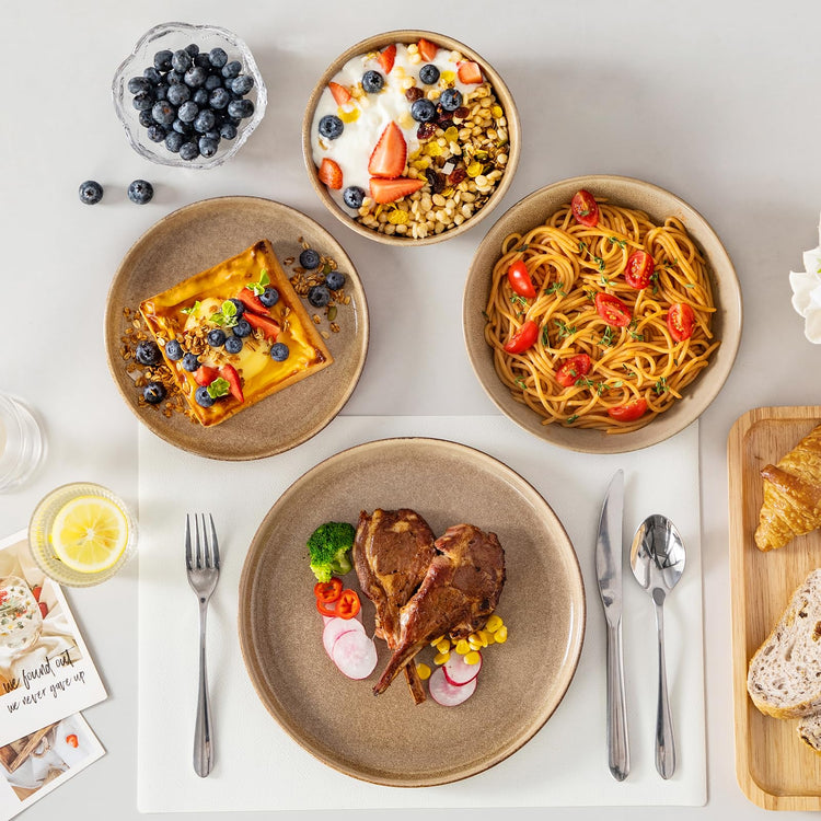 ANYA 24 Pieces Plates and Bowls Set