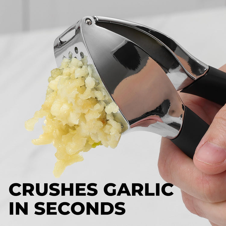 Metal Comfort Grip Garlic Press