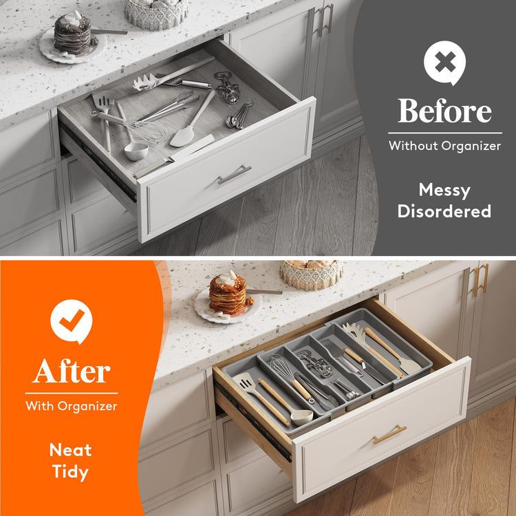 Utensil Organizer for Kitchen Drawers