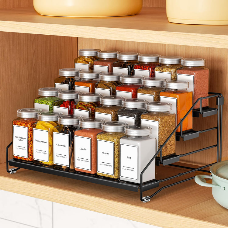 4 Tier Spice Rack for Cabinet