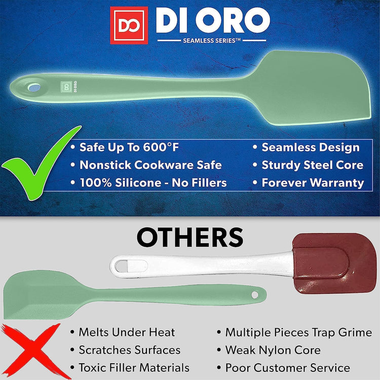 DI ORO Silicone Spatula Set