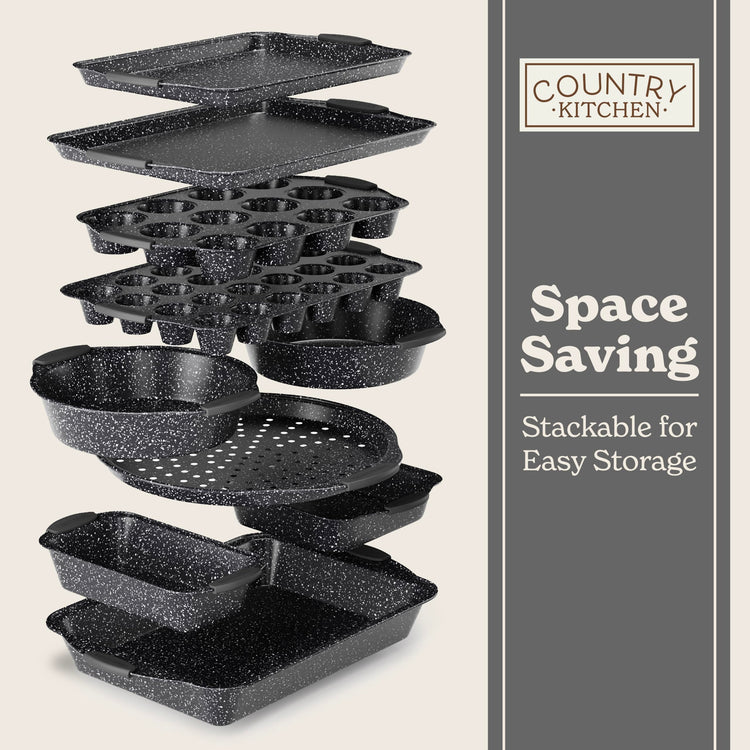 Nonstick Stackable Bakeware Set