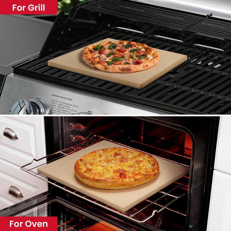 16 x 14 Inch Pizza Stone for Oven and Grill