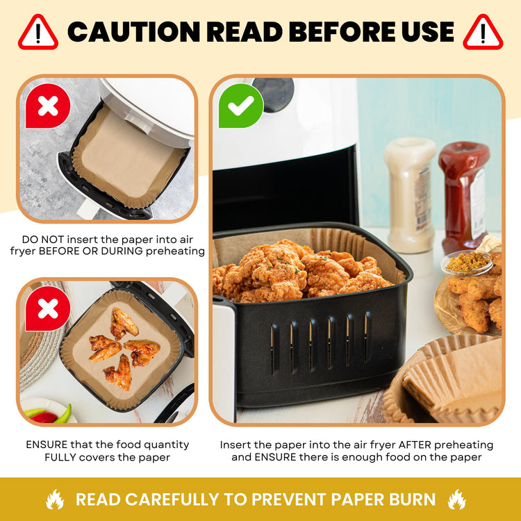 Air Fryer Liners Disposable (125 Count)