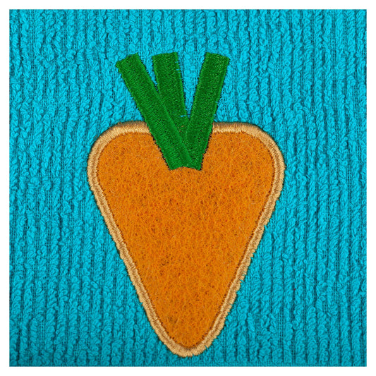 MÜkitchen SCRUBSY 100% Cotton Kitchen Dish Cloth with Built in Scrubber