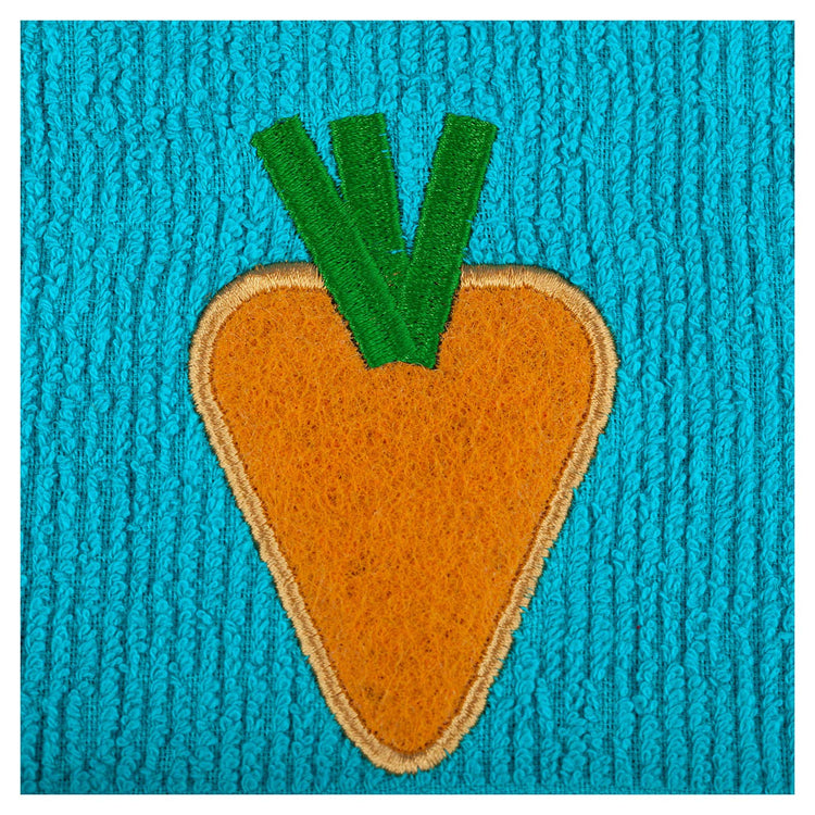 MÜkitchen SCRUBSY 100% Cotton Kitchen Dish Cloth with Built in Scrubber