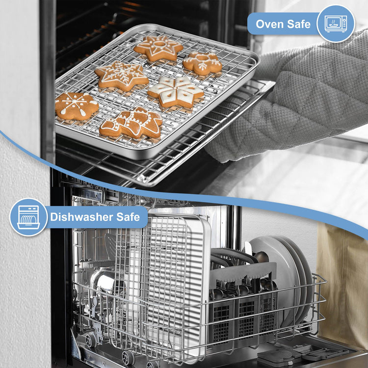 Toaster Oven Pan with Rack (20 Count)