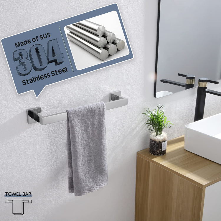 16 Inch Single Towel Bar