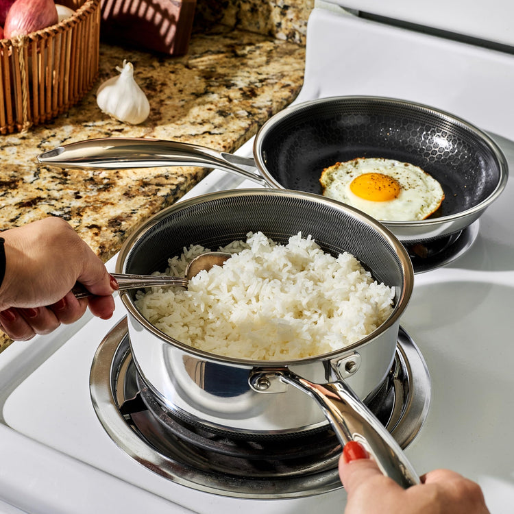 2QT Hybrid Nonstick Saucier with Lid