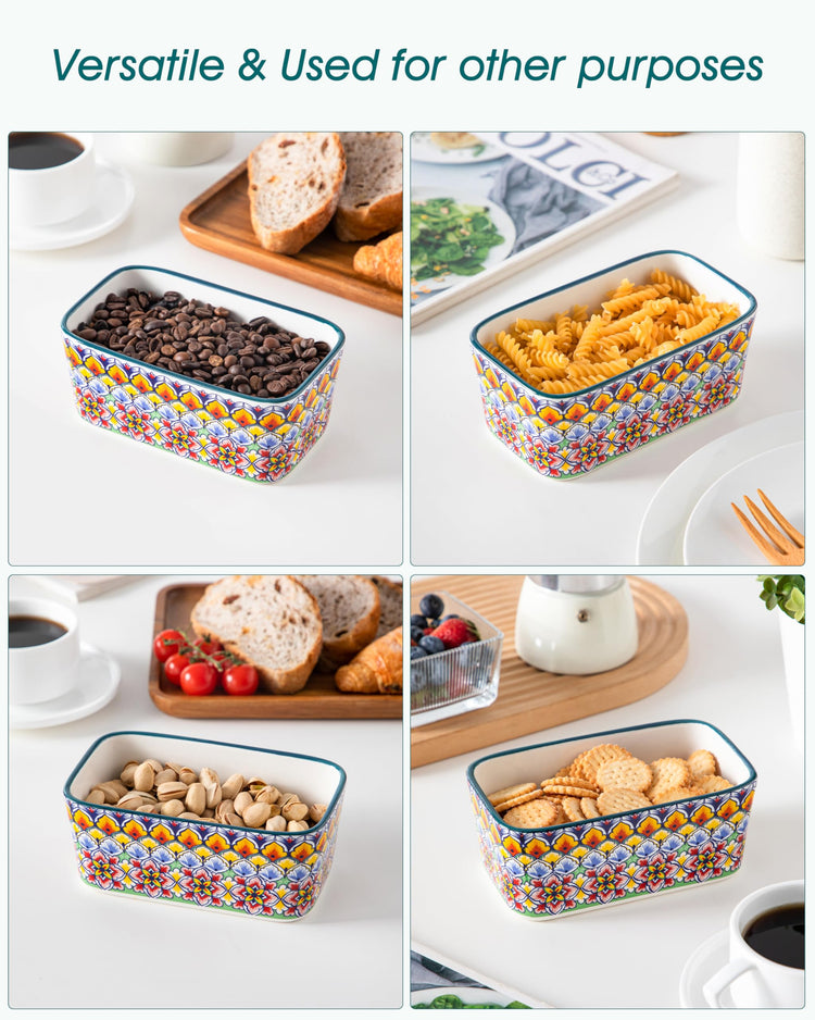 6.5" Butter Dish with Lid