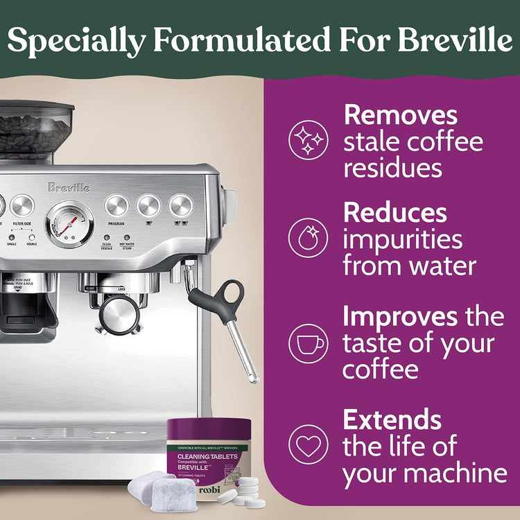 Breville Compatible Espresso Machine Cleaning & Maintenance Kit (52 Count)