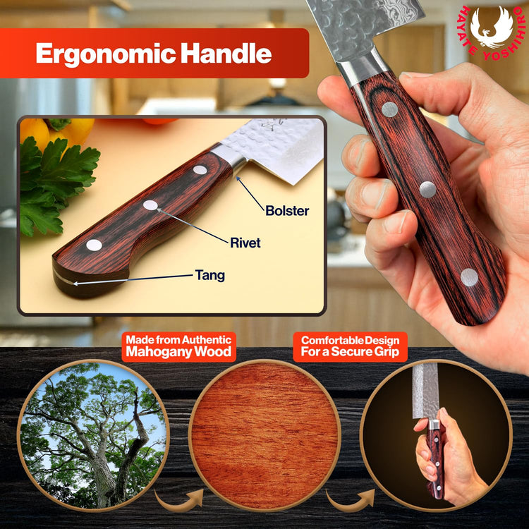 VG10 16 Layer Hammered Damascus Gyuto Japanese Chefs Knife