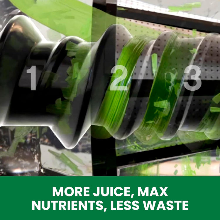 Omega Cold Press Juicer Machine, Vegetable and Fruit Juice Extractor and Nutrition System Makes Nut Milks Baby Food and Sorbets, Triple-Stage 80-RPM Slow Masticating Juicer, 200-Watts, Silver