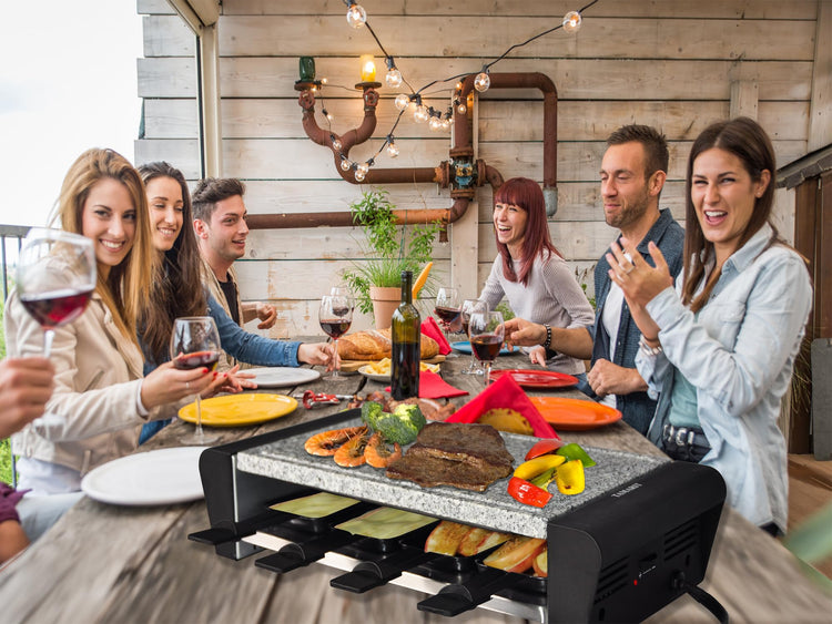 Raclette Grill with Extra Stone Plate