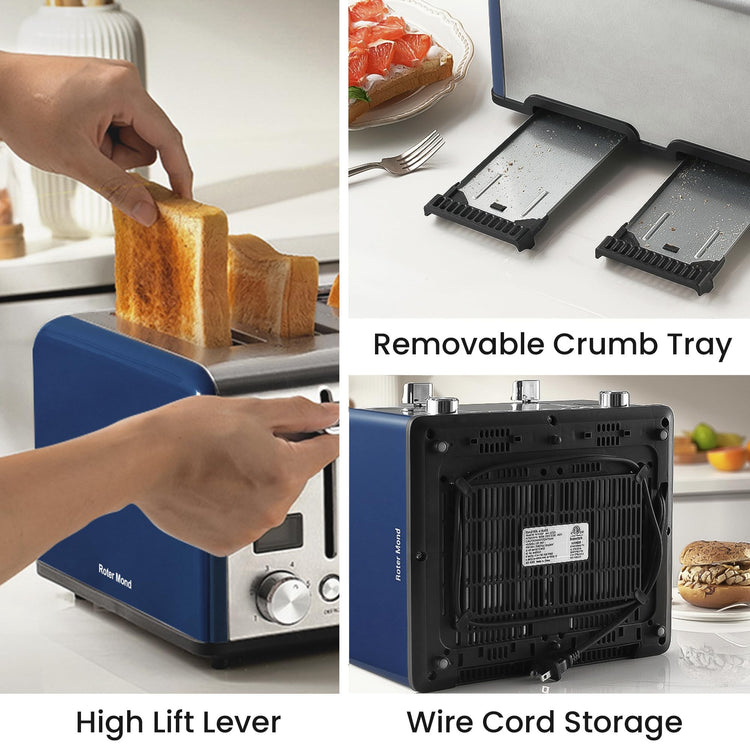 Countdown Stainless Steel 4 Slice Toaster with Bagel
