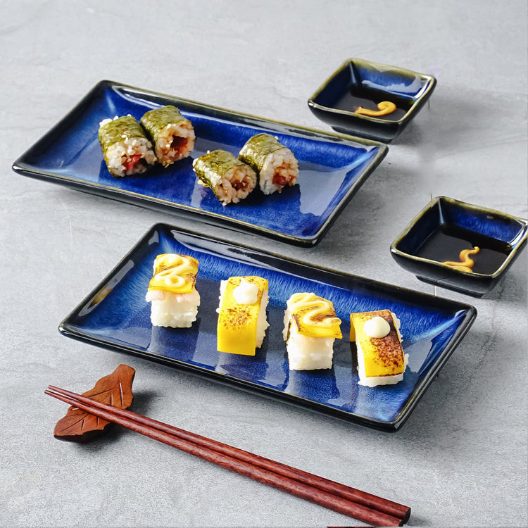Ceramic Sushi Serving Tray Sets 2