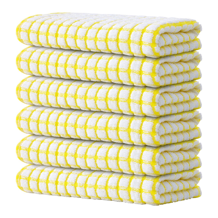 Cotton 6 Pack Terry Kitchen Towels (6 Count)