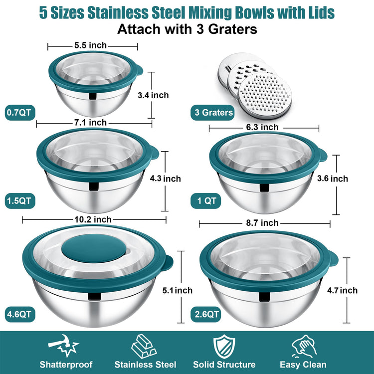 Mixing Bowls Set of 5 (5 Count)
