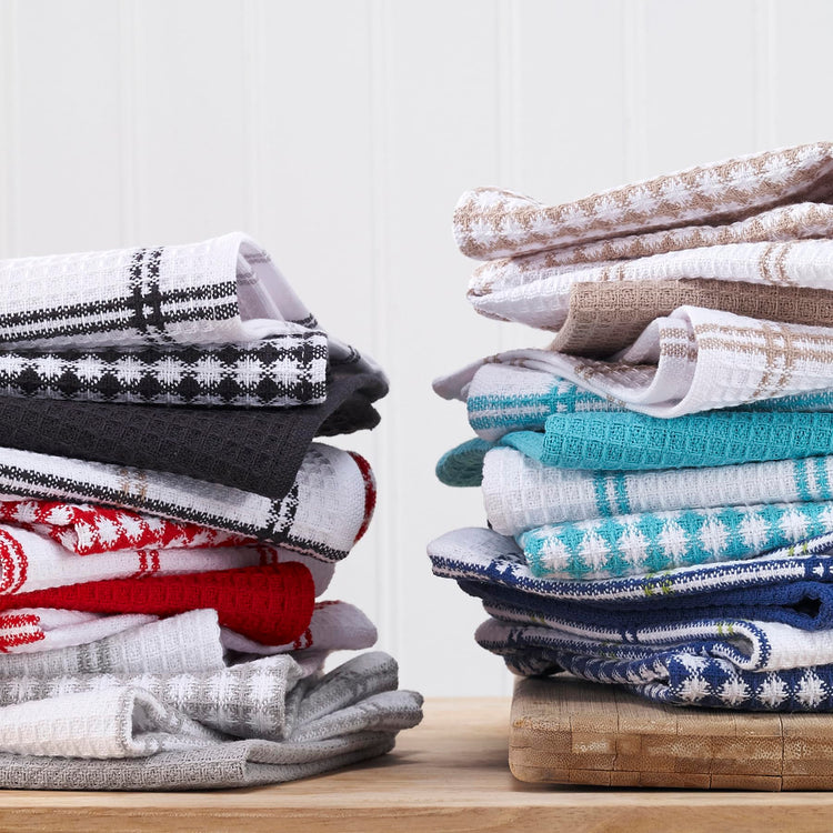 Premium Waffle Dish Cloths (8 Count)