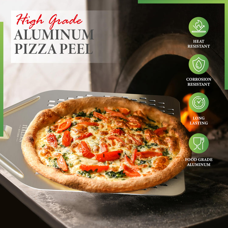 Professional Large Metal Pizza Peel