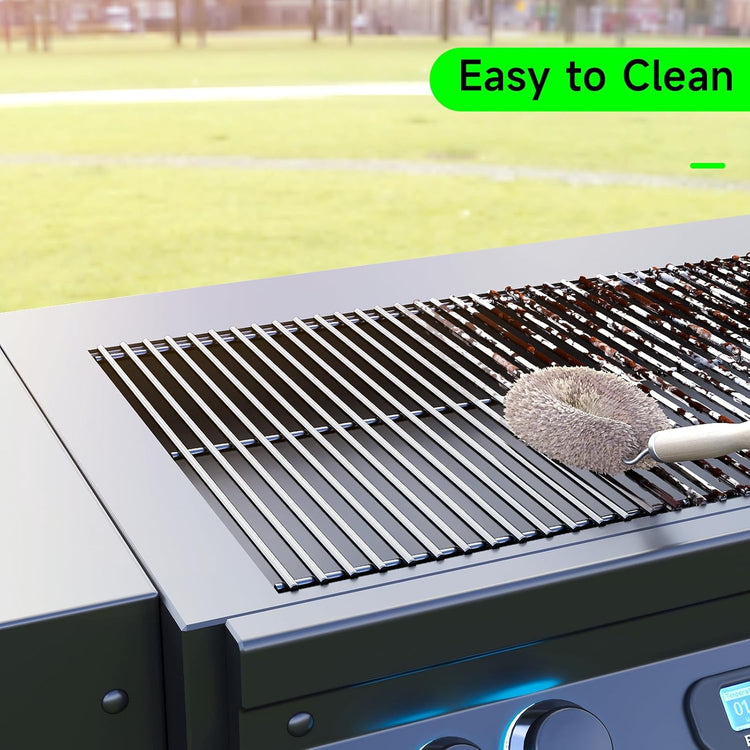 18.75" Grill Grates Replacement Parts for Weber Genesis II 300 and Genesis II LX 300 Series Gas Grills, Genesis II E&S 310 315 320 325 340, 66095, 304 Stainless Steel Cooking BBQ Grids