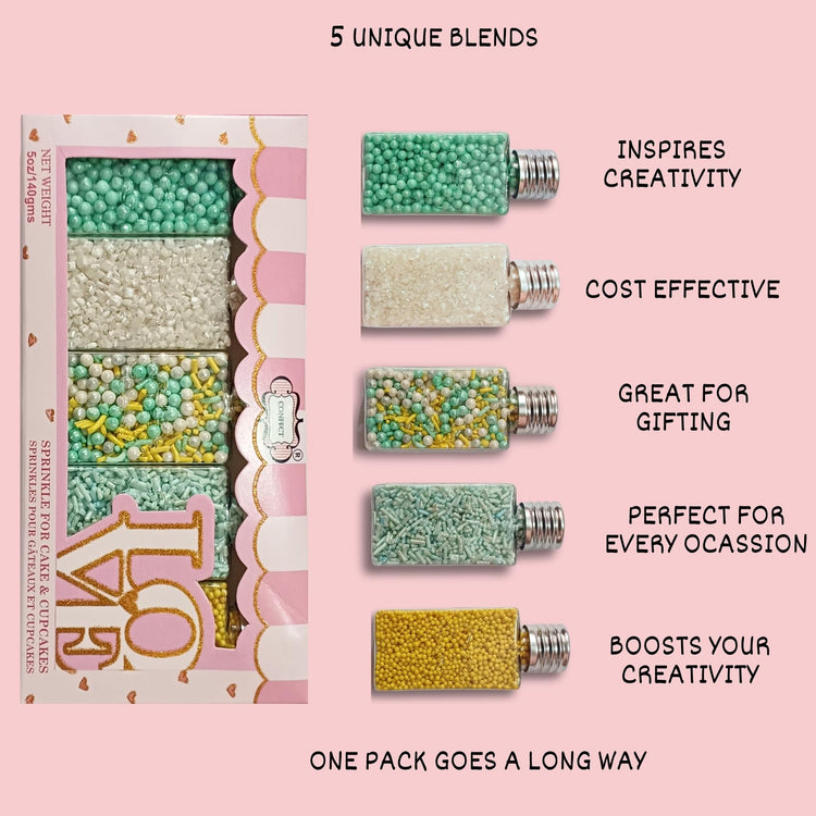Cake Sprinkles Mix Pack of 5