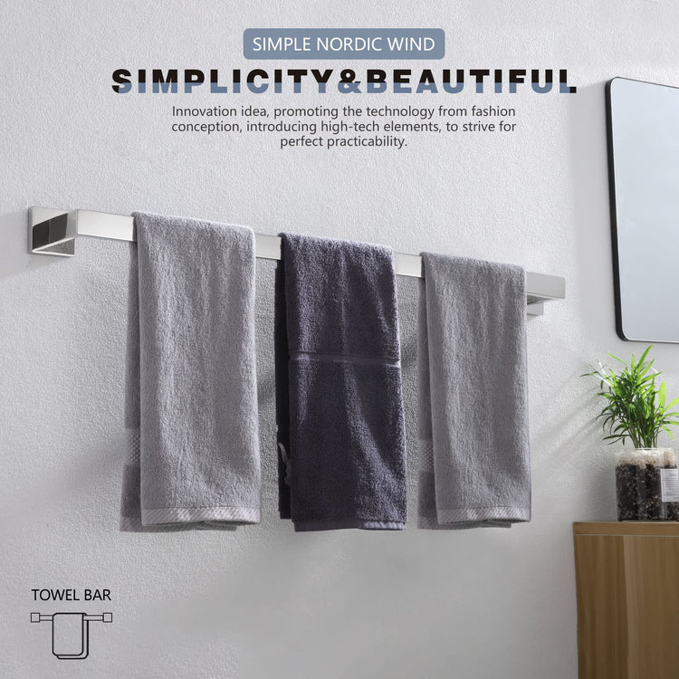 32 Inch Single Towel Bar