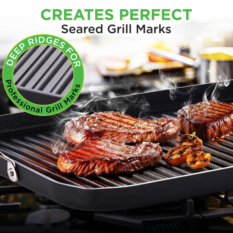20"x13" Stove Top Grill Pan