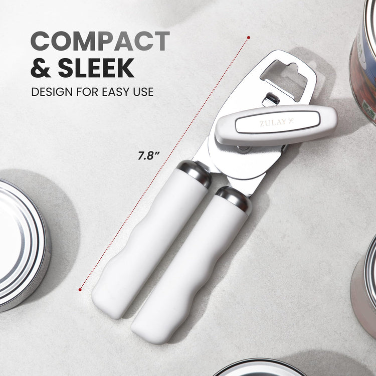 Heavy Duty Stainless Steel Can Opener Manual with Bottle Opener