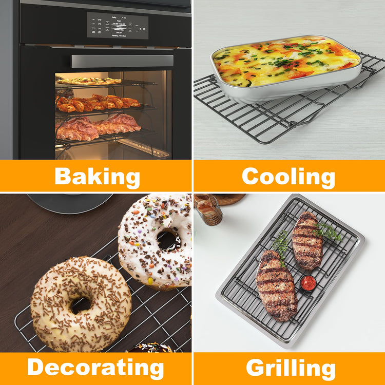3 Tier Stackable Cooling Rack for Batch Cooling Cookie