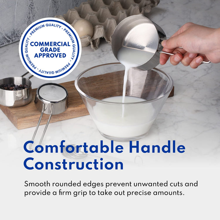 42917 Stainless Steel Measuring Cups and Spoons Set