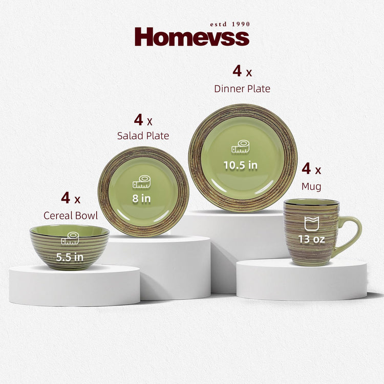 16 Piece Dinnerware Set
