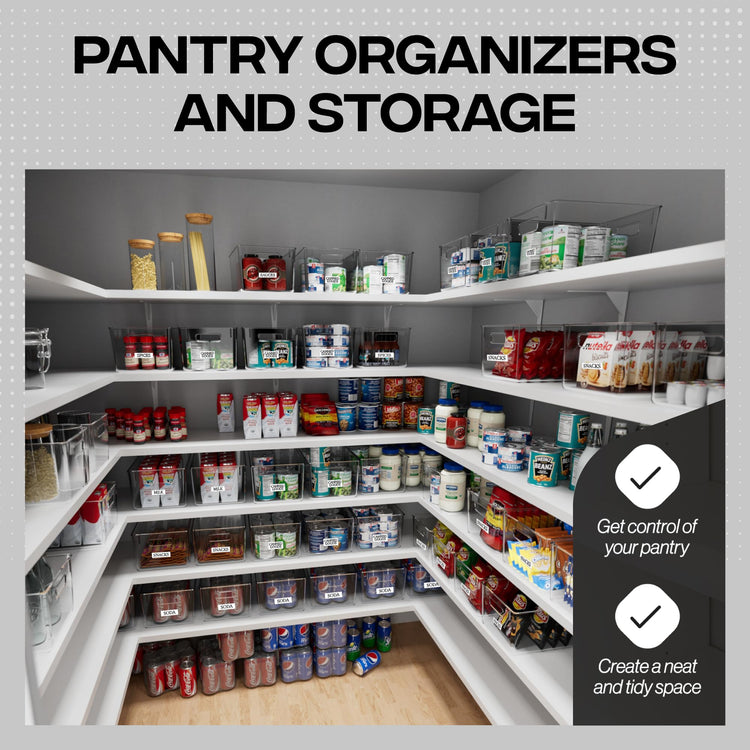 Clear Plastic Storage Bins