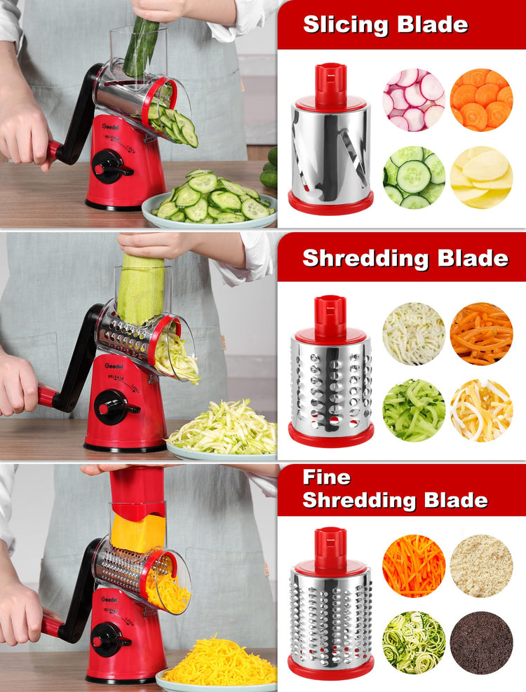 Rotary Cheese Grater Hand Crank