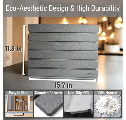 Stone Drying Mat for Kitchen Counter