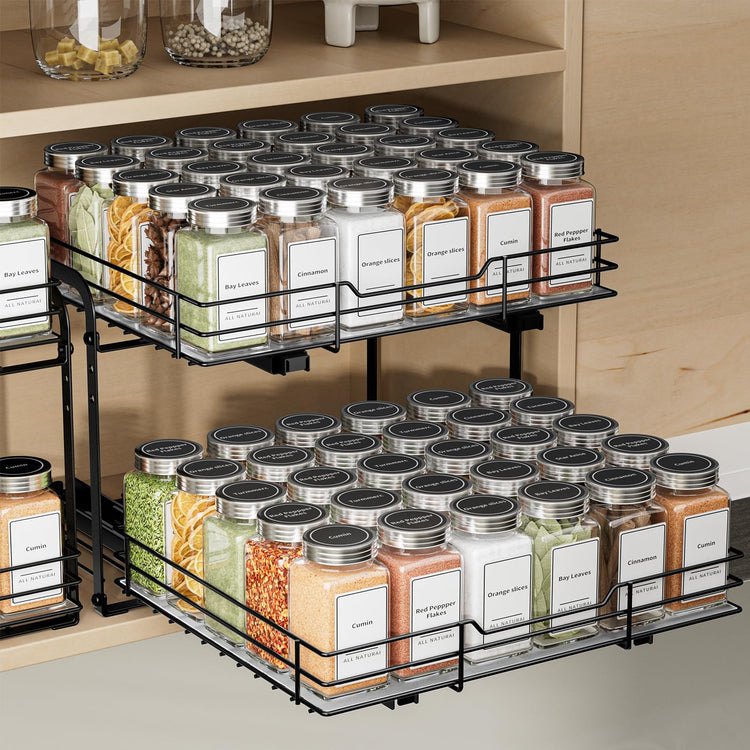 2 Tier Pull Out Spice Rack