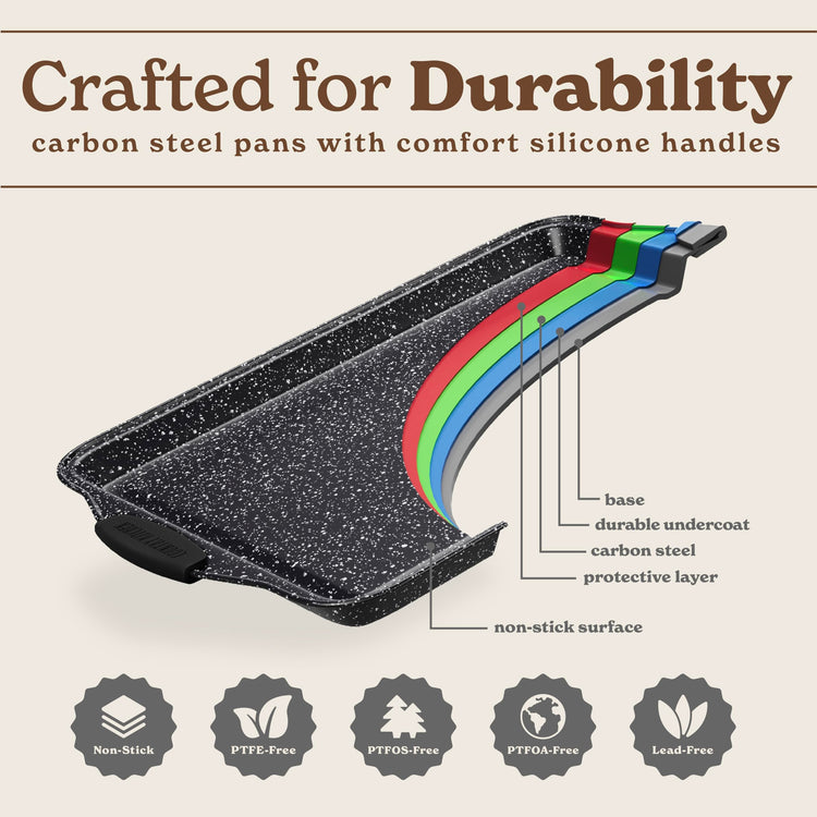 Nonstick Stackable Bakeware Set
