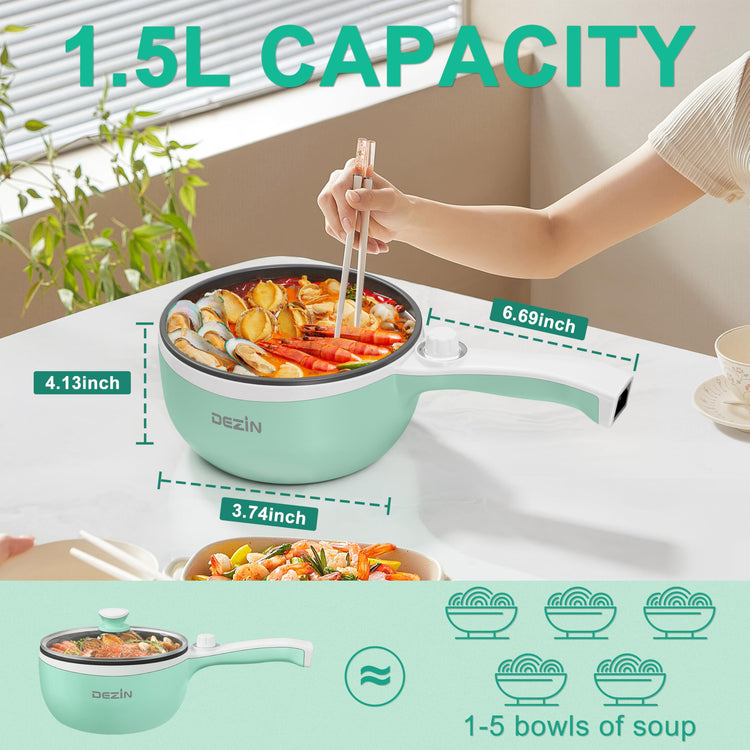 Hot Pot Electric with Steamer
