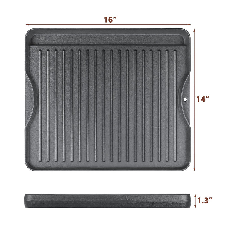 Reversible Cast Iron Griddle for Camp Chef Stoves