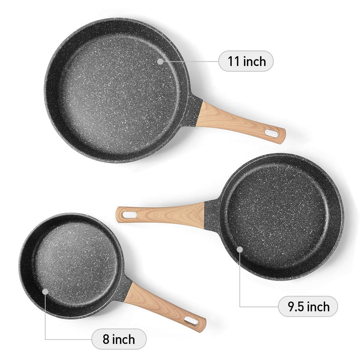 Frying Pans Nonstick (3 Count)