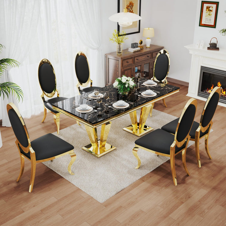 7 Piece Luxury Dining Room Set (7 Count)
