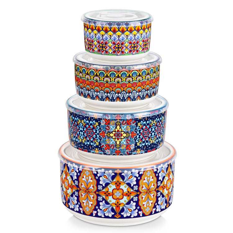 SIMI Serving Bowls with Lids (4 Count)