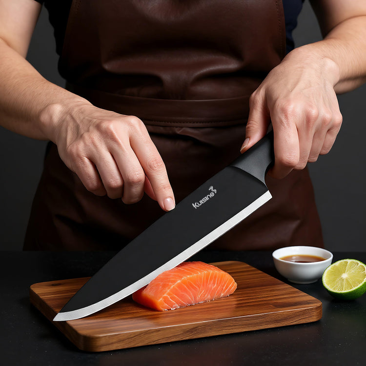 Upgraded Chef Knife Set One Piece Molding High Carbon Stainless Steel (15 Count)