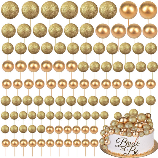 108 Pcs Balls Cake Topper