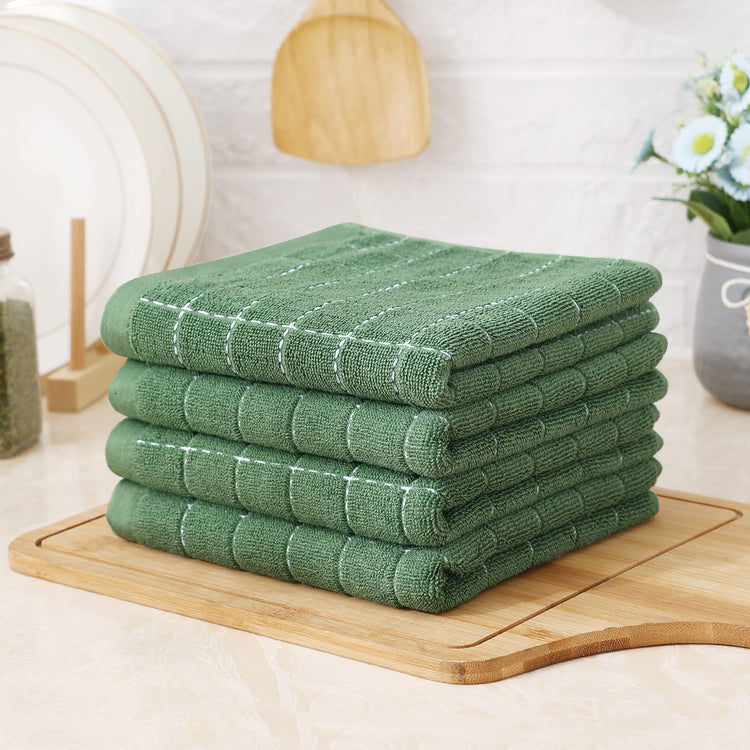 100% Cotton Terry Kitchen Towels (4 Count)