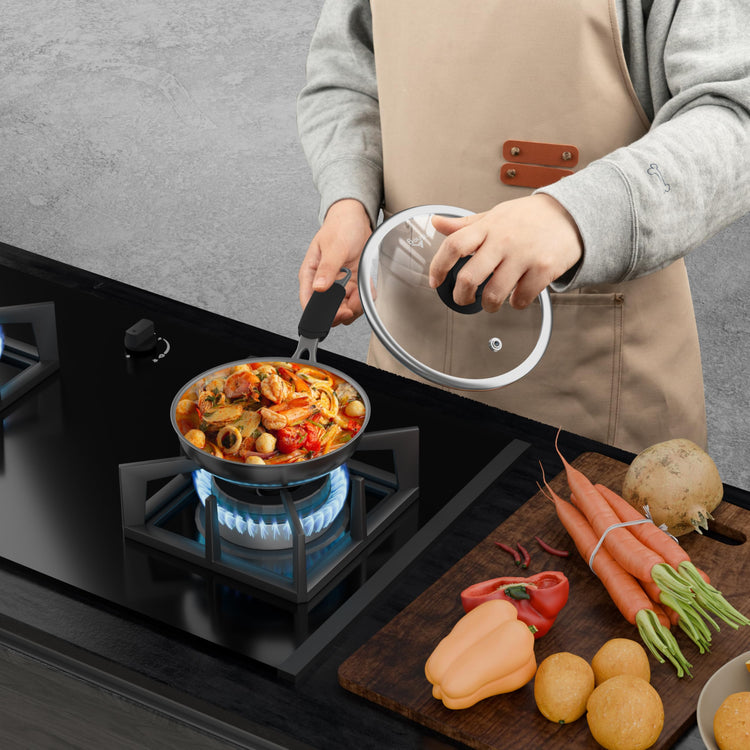 8 Inch Pan Lid For Pots Pans and Skillets