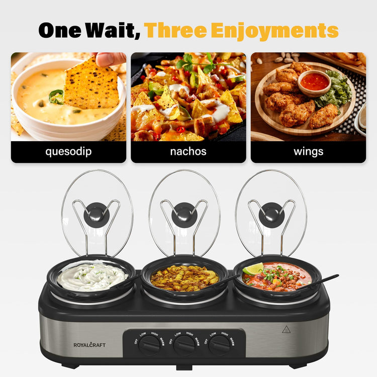 Slow Cooker with 10 Cooking Liners