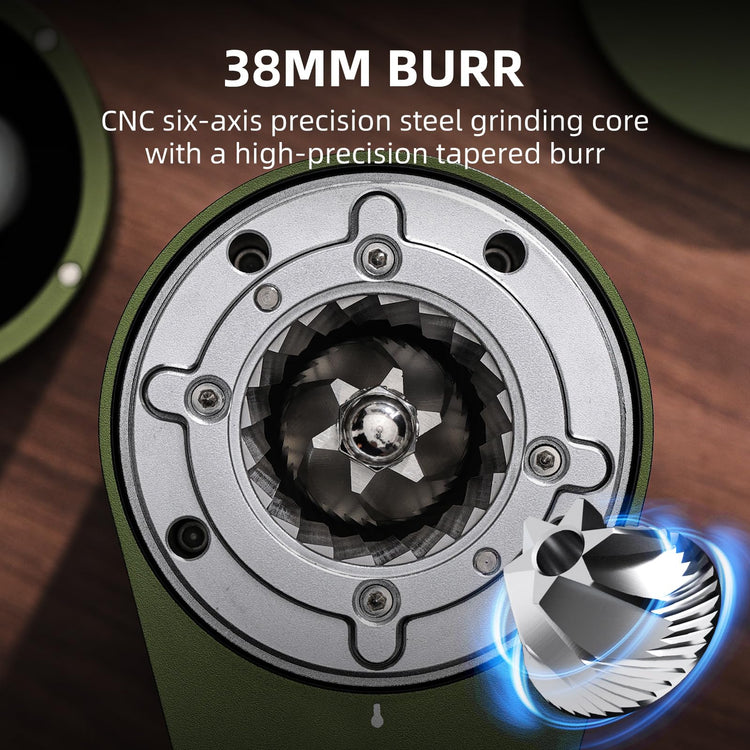 DM09 Coffee Grinder Electric with CNC Steel Burr