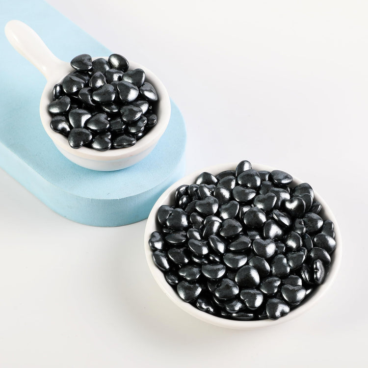 Black Heart Shapes Sprinkles (4.58 Ounce)