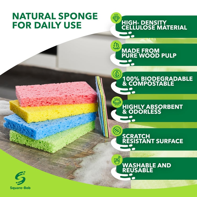 Compressed Non Scratch Kitchen Sponges (36 Count)